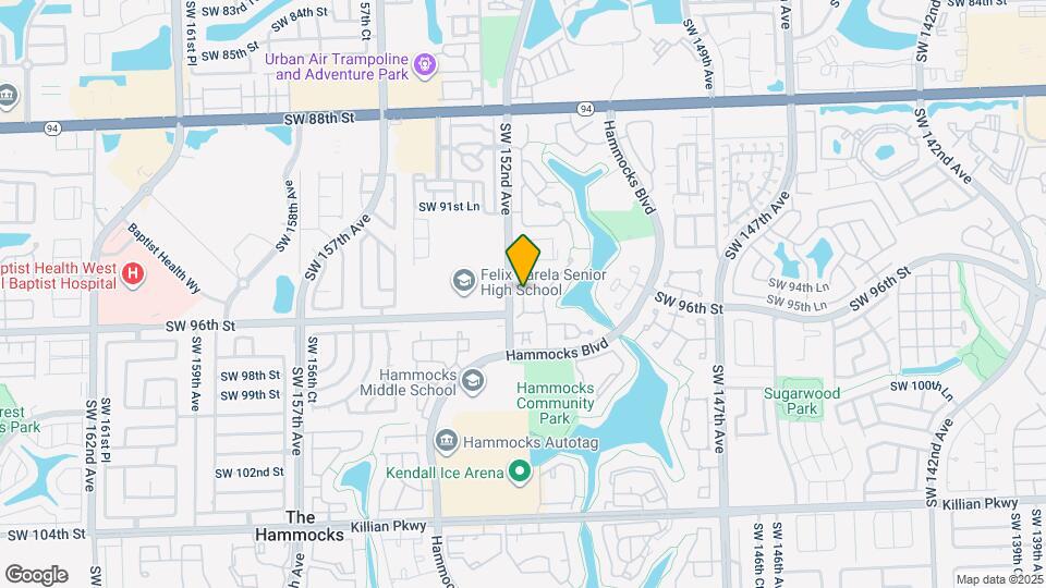 9501 Southwest 151 Court Map and Location Details