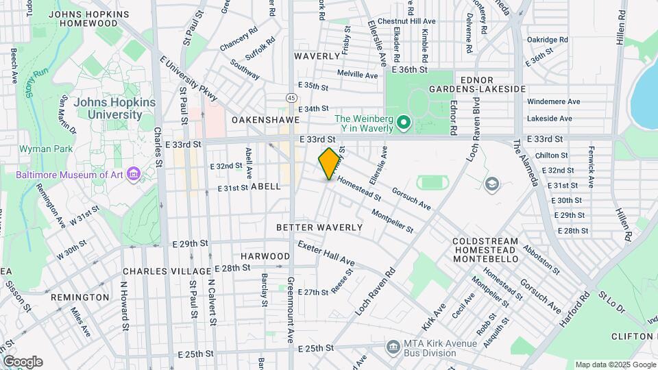 3105 Frisby St Map and Location Details