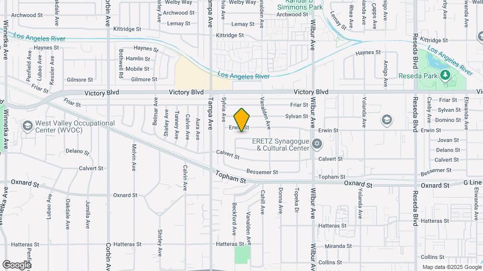 19169 Jovan St Map and Location Details