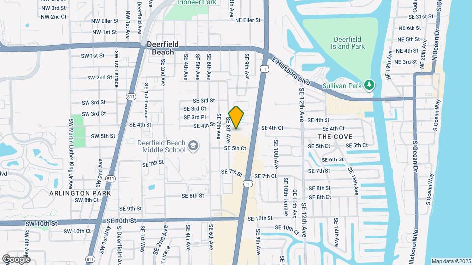 812 SE 4th Ct Map and Location Details