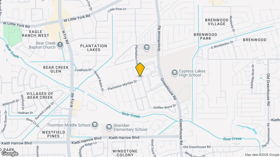 5607 Plantation Forest Dr Map and Location Details