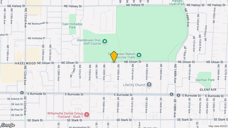 13738 NE Glisan St Map and Location Details