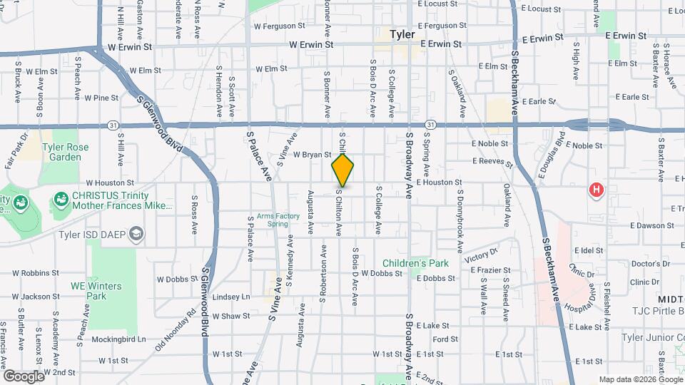 614 S Chilton Ave Map and Location Details