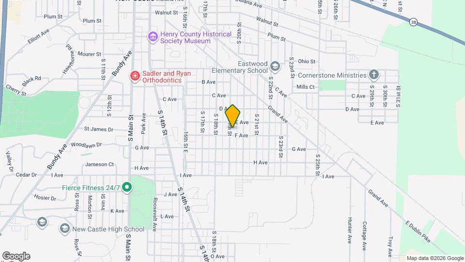 1216 S 19th St Map and Location Details