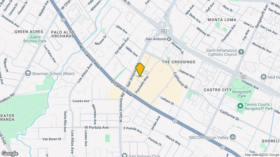 555 San Antonio Rd, Unit FL2-ID279 Map and Location Details
