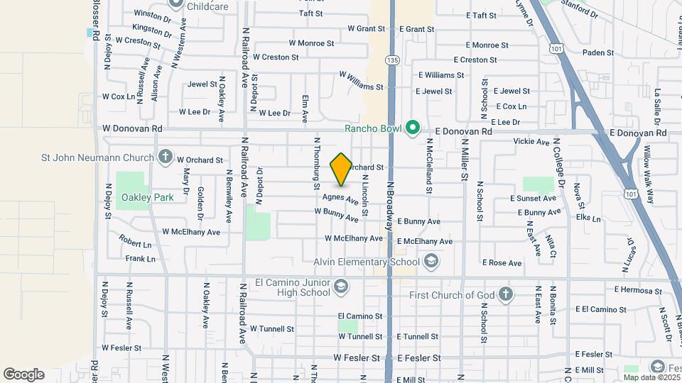 0 Agnes Ave Map and Location Details