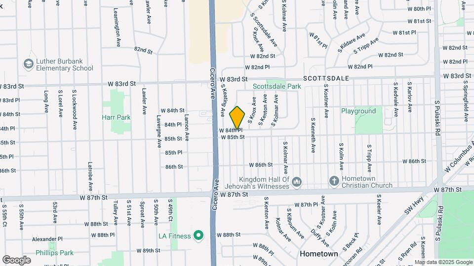 4677 W 84th Pl Map and Location Details