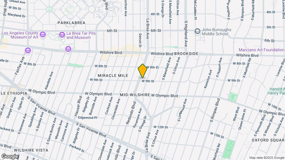 Live La Brea Mapa y Detalles de la Ubicación