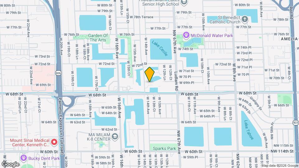 1373 W 69th St Map and Location Details