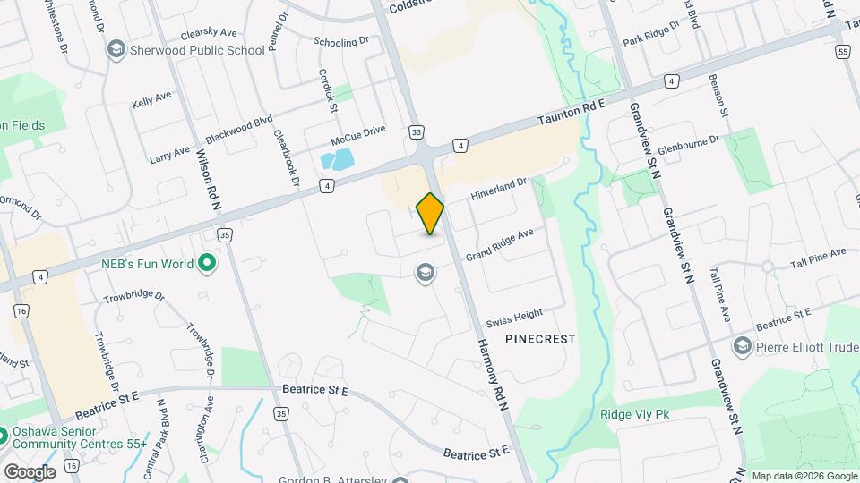 852 Taggart Crescent Map and Location Details