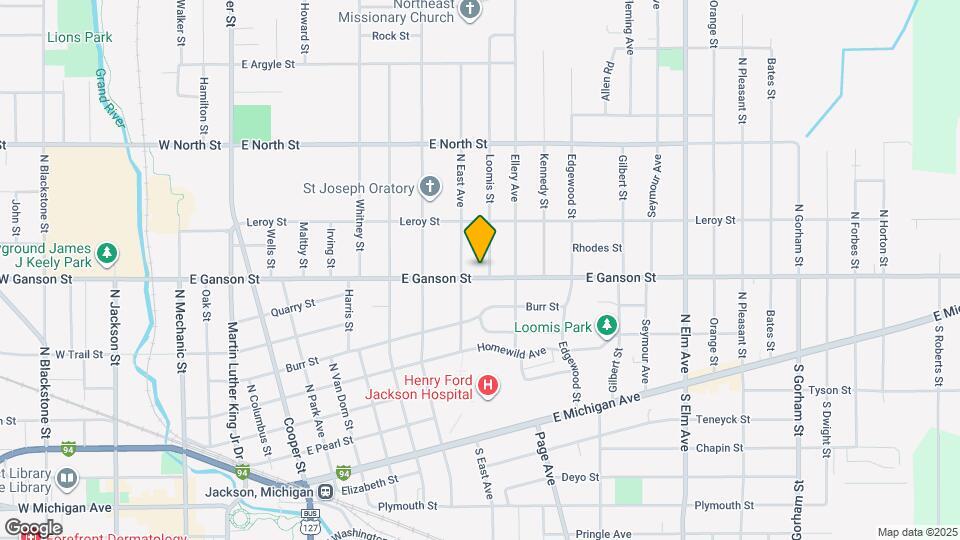 1112 E Ganson St Map and Location Details