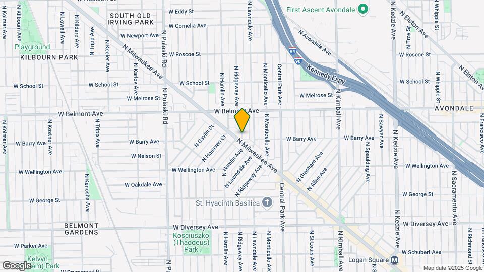 3114 N Ridgeway Ave Map and Location Details