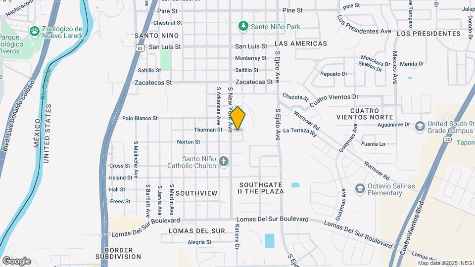 2901 Thurman St Mapa y Detalles de la Ubicación