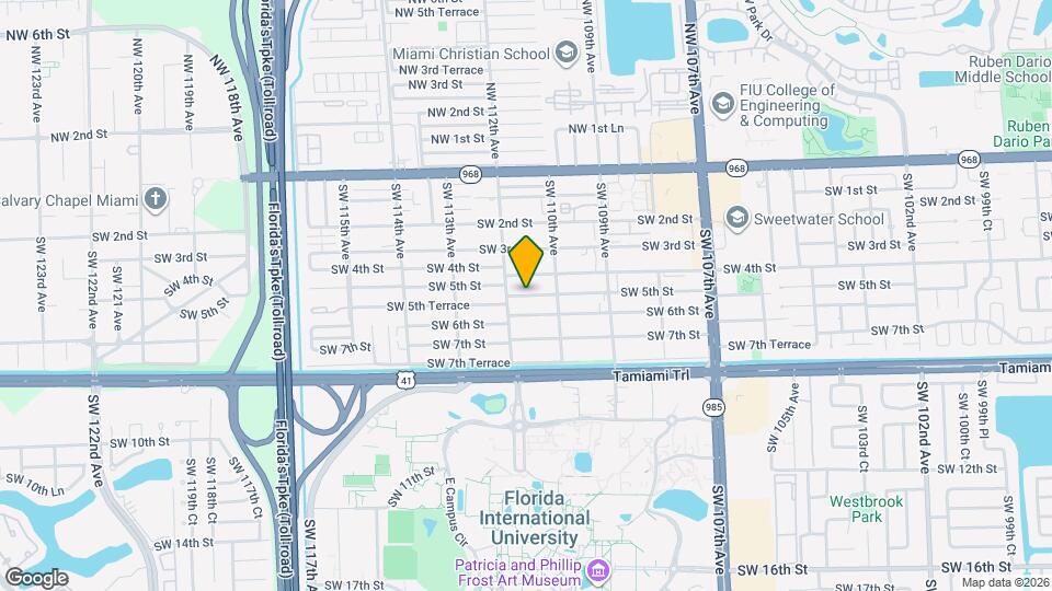 11063 SW 5th St Map and Location Details