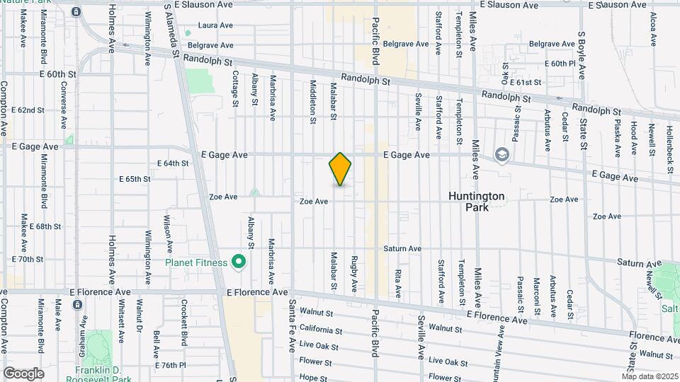 6530 Malabar St Map and Location Details