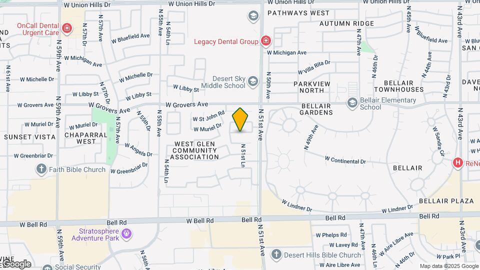 5171 W Karen Dr Map and Location Details