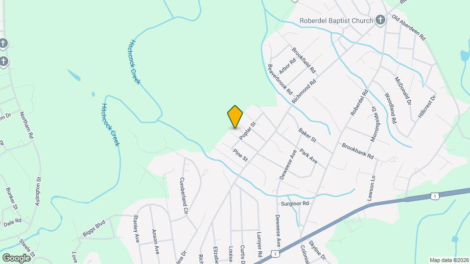 1603 Ashe St Mapa y Detalles de la Ubicación