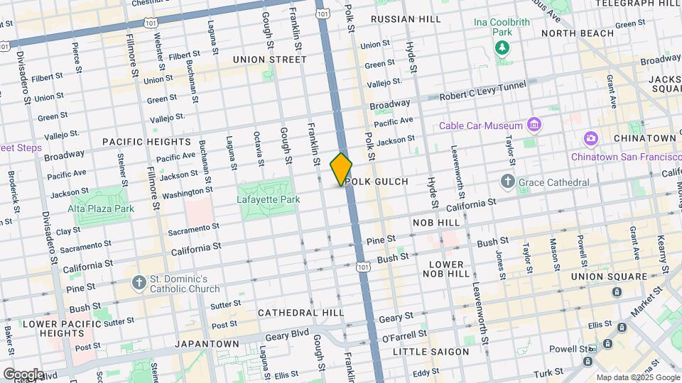 1755 Van Ness Ave Map and Location Details