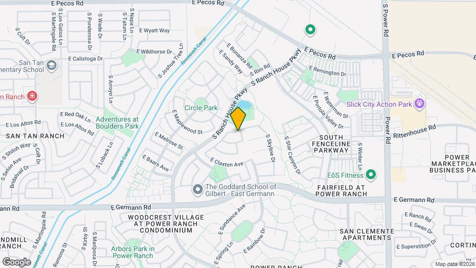 4203 E Los Altos Rd Map and Location Details