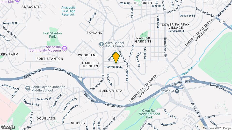 2832 Hartford St SE Map and Location Details