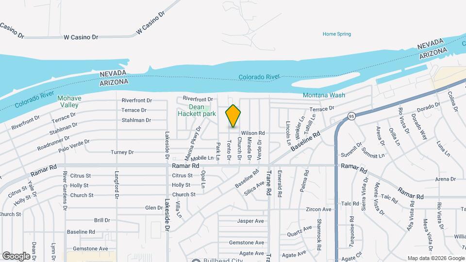 1398 Tonto Dr Map and Location Details