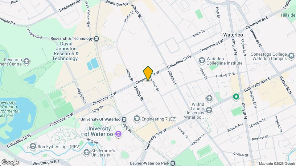 143 Columbia St W Map and Location Details