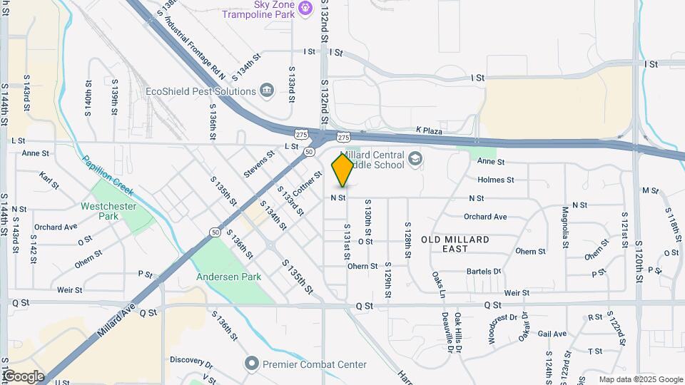 13106 N St Map and Location Details