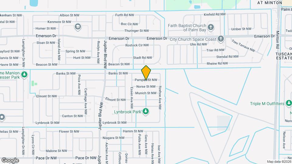 700 Pampas St NW Map and Location Details