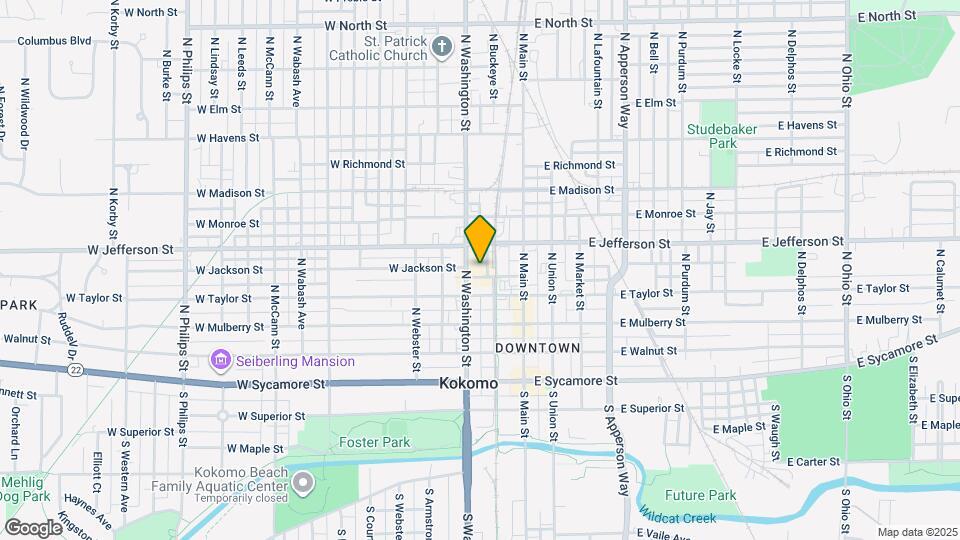 505 N Buckeye St Map and Location Details