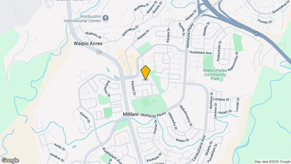 Mililani Garden Homes Map and Location Details