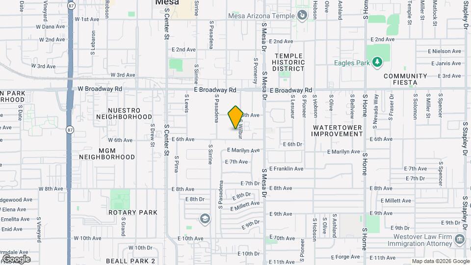 245 E Vine Cir Map and Location Details