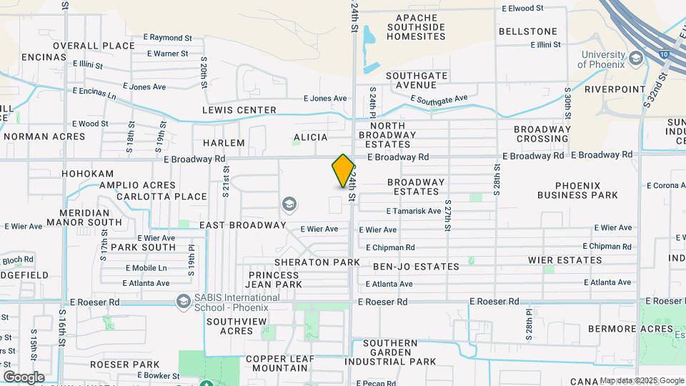Goldwater Estates Map and Location Details