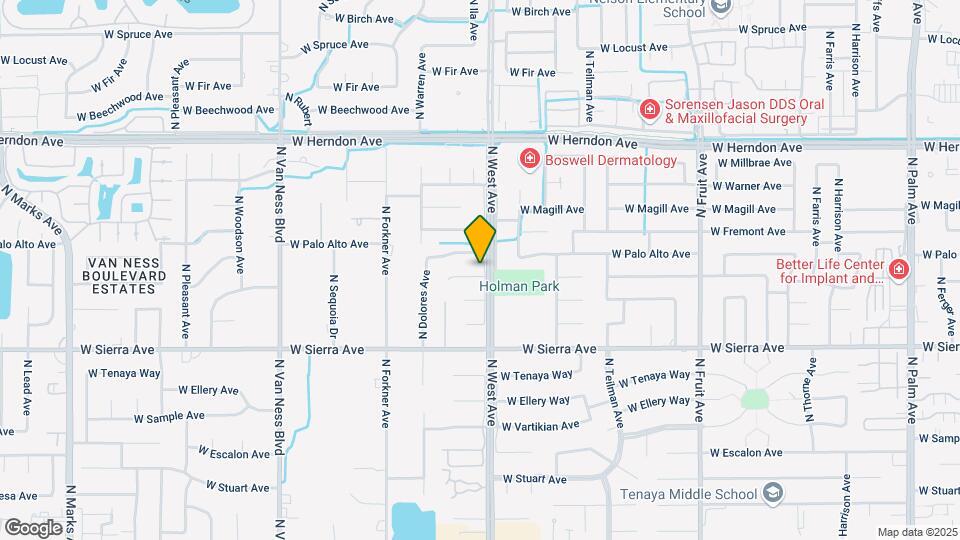 2018 W Los Altos Ave Map and Location Details