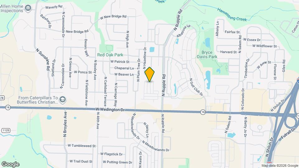 1287 N Corsica Dr Map and Location Details