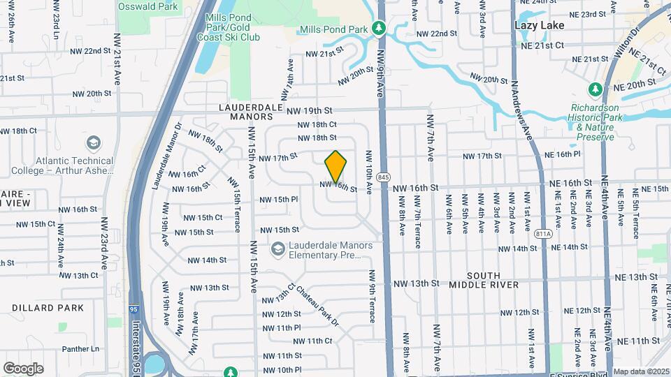 1124 NW 16th St Map and Location Details