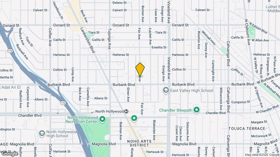 5625 Fair Ave Map and Location Details
