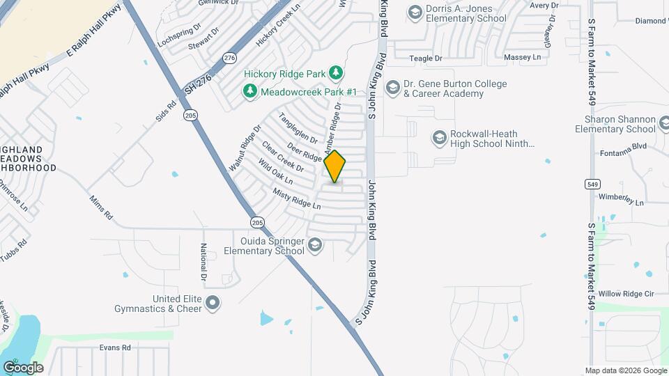 3022 Dusty Ridge Dr Map and Location Details