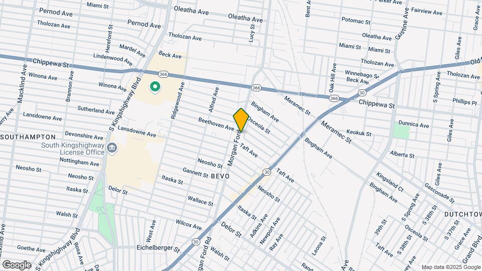 4442 Morganford Rd Mapa y Detalles de la Ubicación