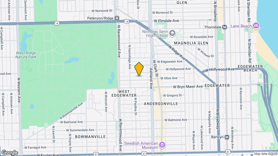 1646 W Olive Ave, Unit 1 Map and Location Details