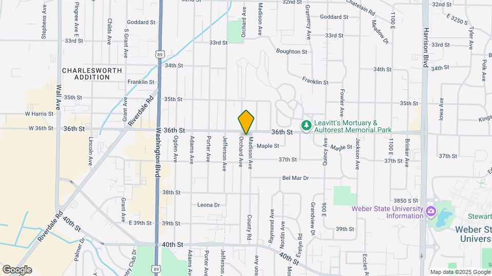 3608 Orchard Ave, Unit 3608 Orchard #1 Mapa y Detalles de la Ubicación