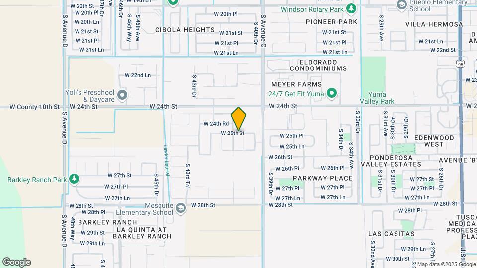 4131 W 25th St Map and Location Details