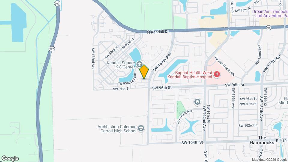 16735 SW 95th St Map and Location Details