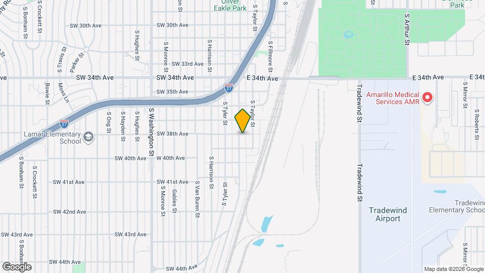 3801 S Polk St Map and Location Details