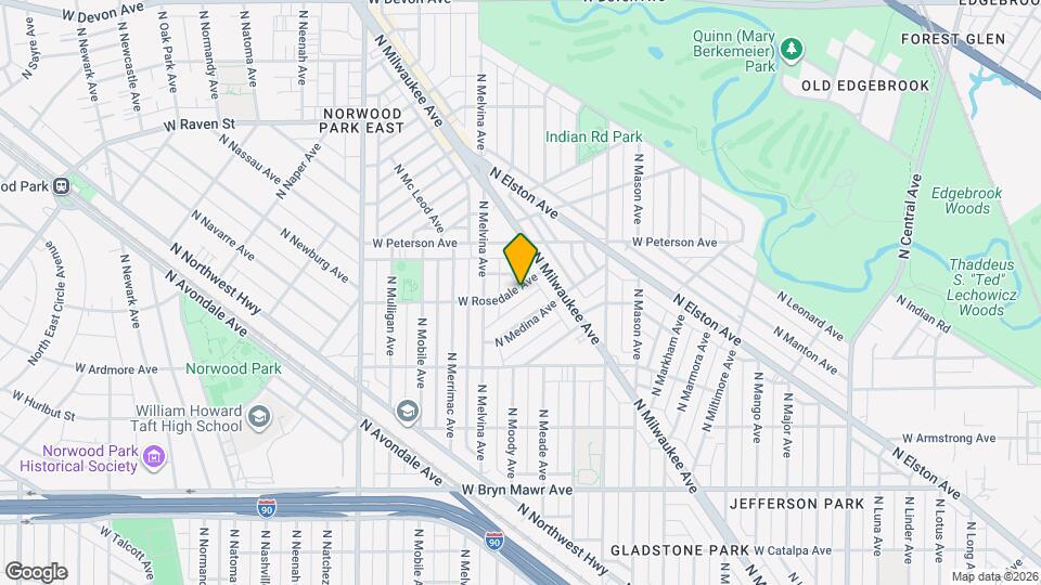 6133 W Rosedale Ave, Unit 1 Mapa y Detalles de la Ubicación