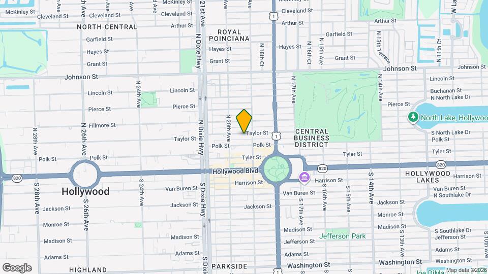 1922 Taylor St, Unit #1 Map and Location Details