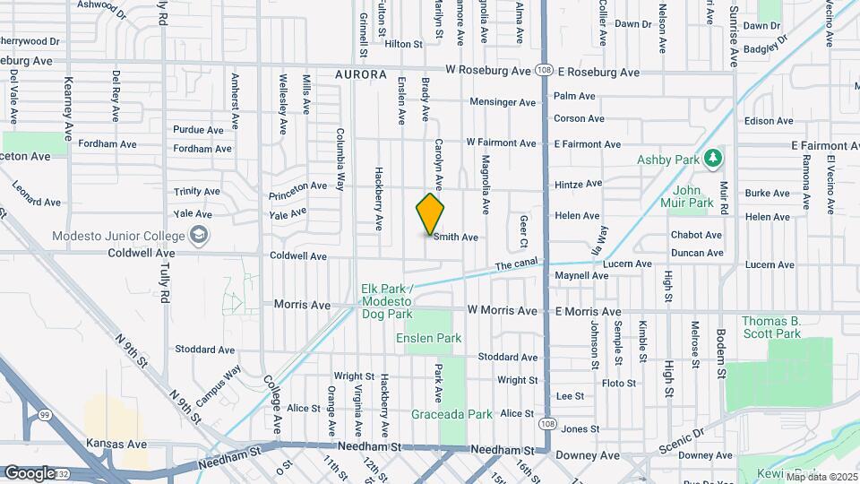 622 Brady Ave Map and Location Details