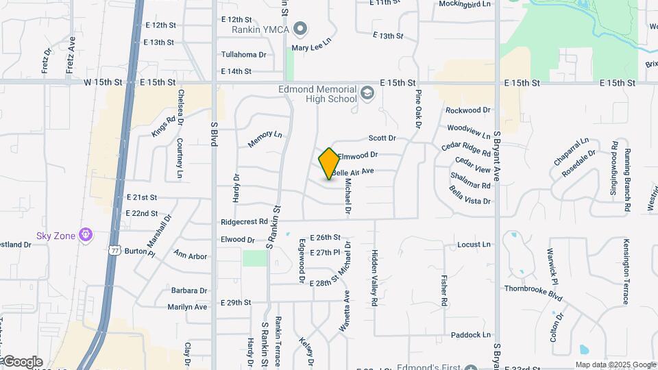 629 Redstone Ave Map and Location Details