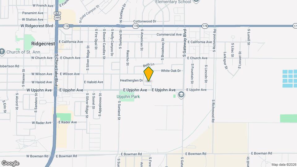 624 Yellow Astor Ave Map and Location Details