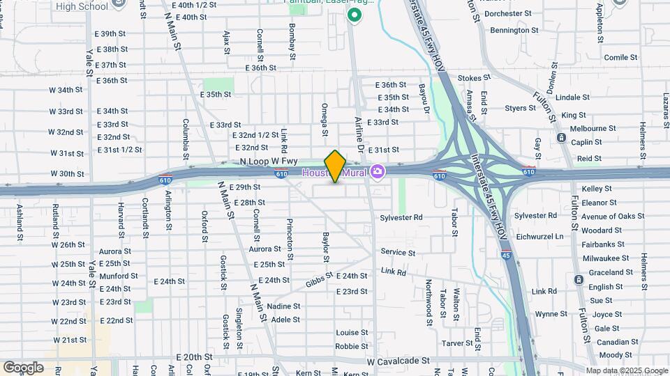 1114 E 29th St Map and Location Details