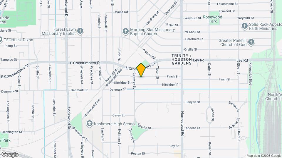 6706 Finch St Map and Location Details